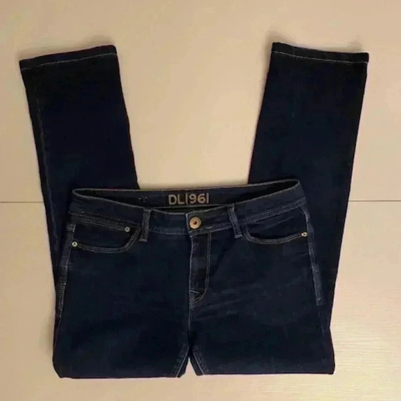 DL1961 Women's Coco Curvy Straight Jeans Twilight Wash Size 28 - Picture 7 of 13